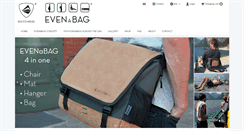 Desktop Screenshot of evenabag.com