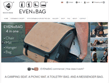 Tablet Screenshot of evenabag.com